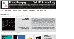 Desktop Screenshot of konkret-galerie.de