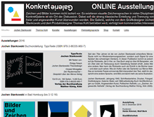 Tablet Screenshot of konkret-galerie.de